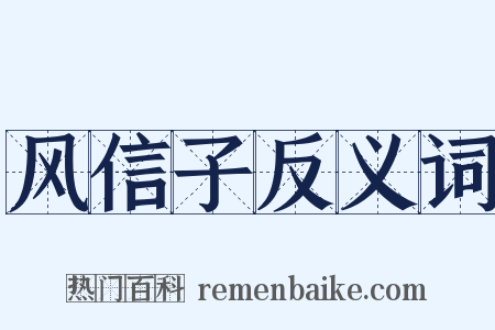 风信子反义词是什么意思的图片